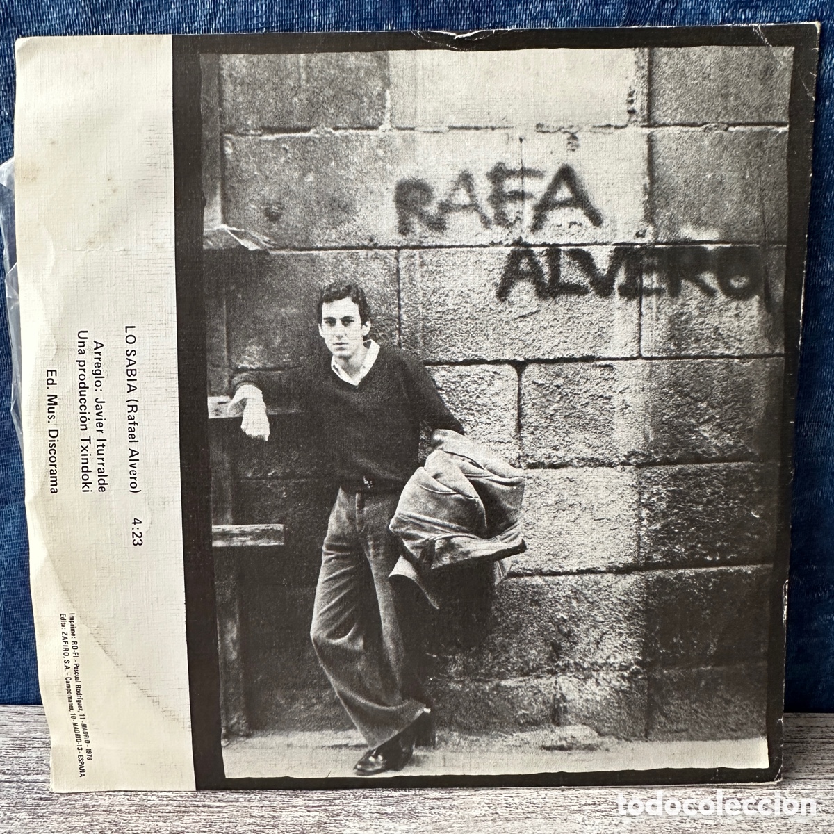 Discos de vinilo: Rafael Alvero - Lo Sabia (7&rdquo;) - Foto 2
