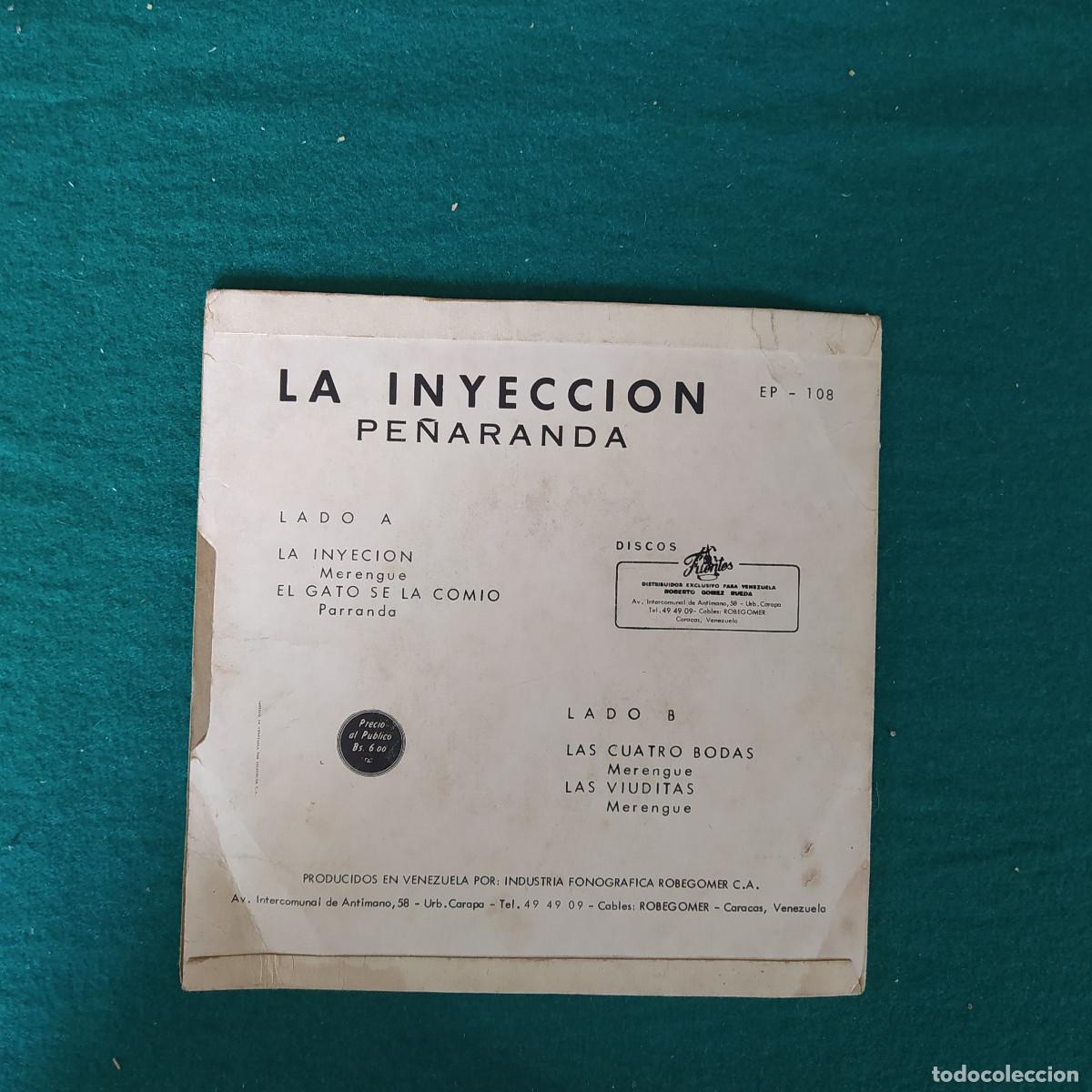 Discos de vinilo: Pe&ntilde;aranda Y Su Conjunto &ndash; La Inyecci&oacute;n - Foto 2