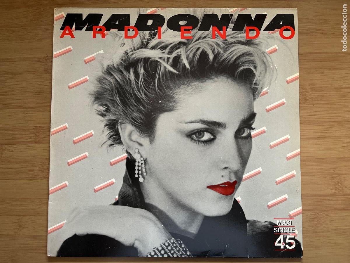 Discos de vinilo: MADONNA. Ardiendo (vinilo 12&rdquo; maxi-single 1983) - Foto 1