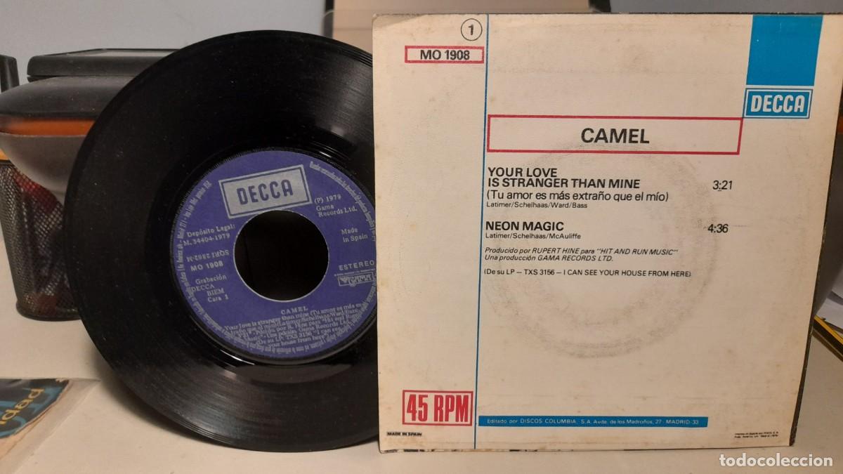 Discos de vinilo: SG CAMEL : YOUR LOVE STRANGER THAN MINE - Foto 2