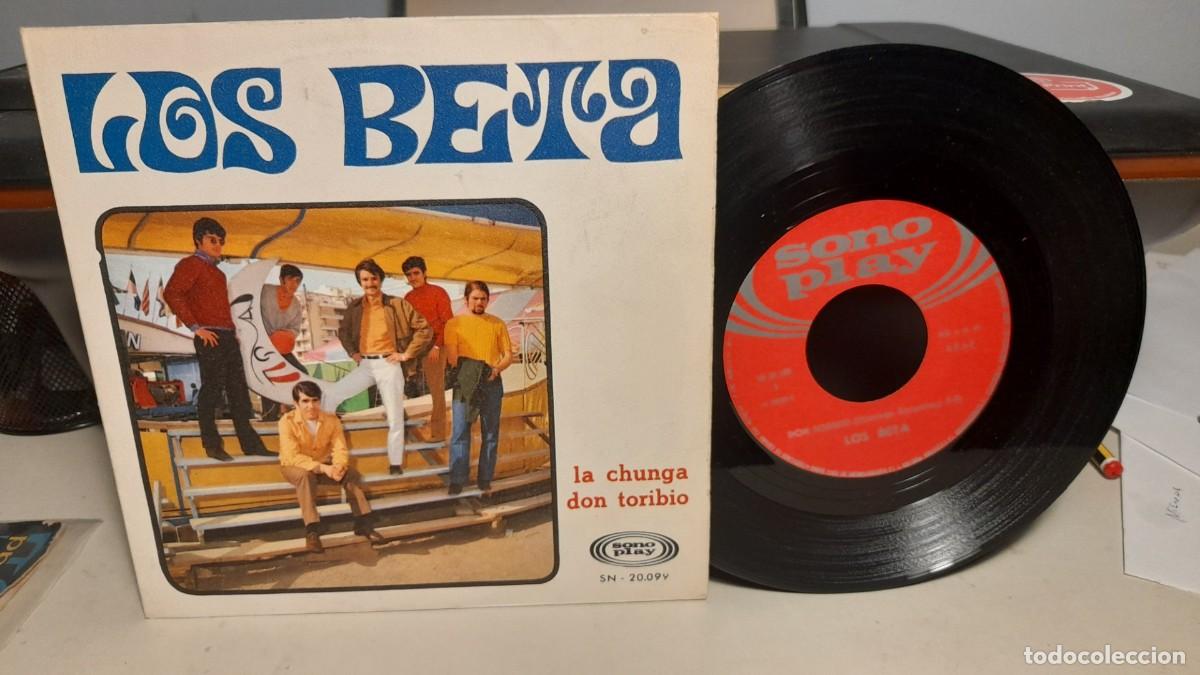 Discos de vinilo: SG LOS BETA : LA CHUNGA + DON TORIBIO - Foto 1