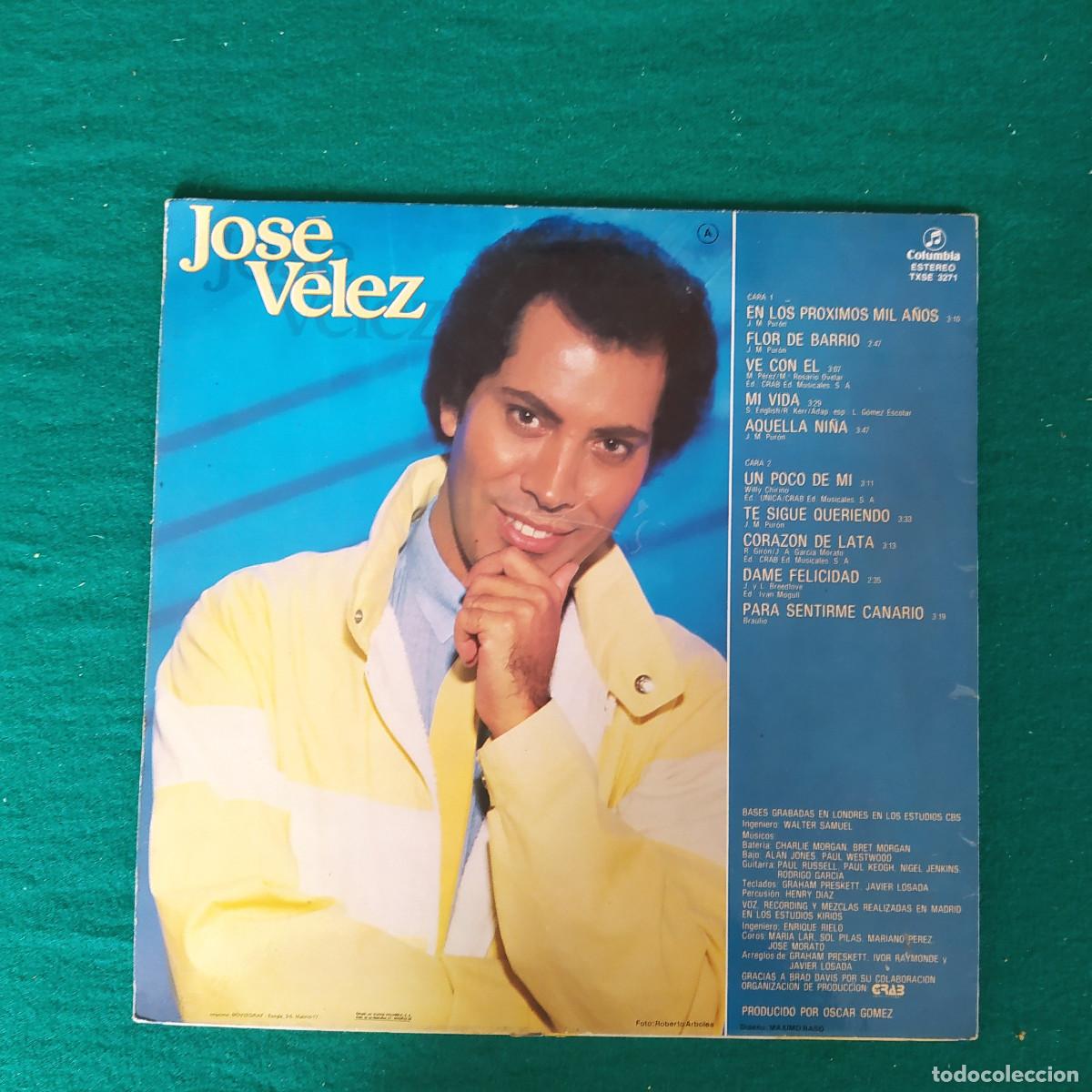 Discos de vinilo: Jos&eacute; V&eacute;lez &ndash; Me Lo Dice El Coraz&oacute;n - Foto 2