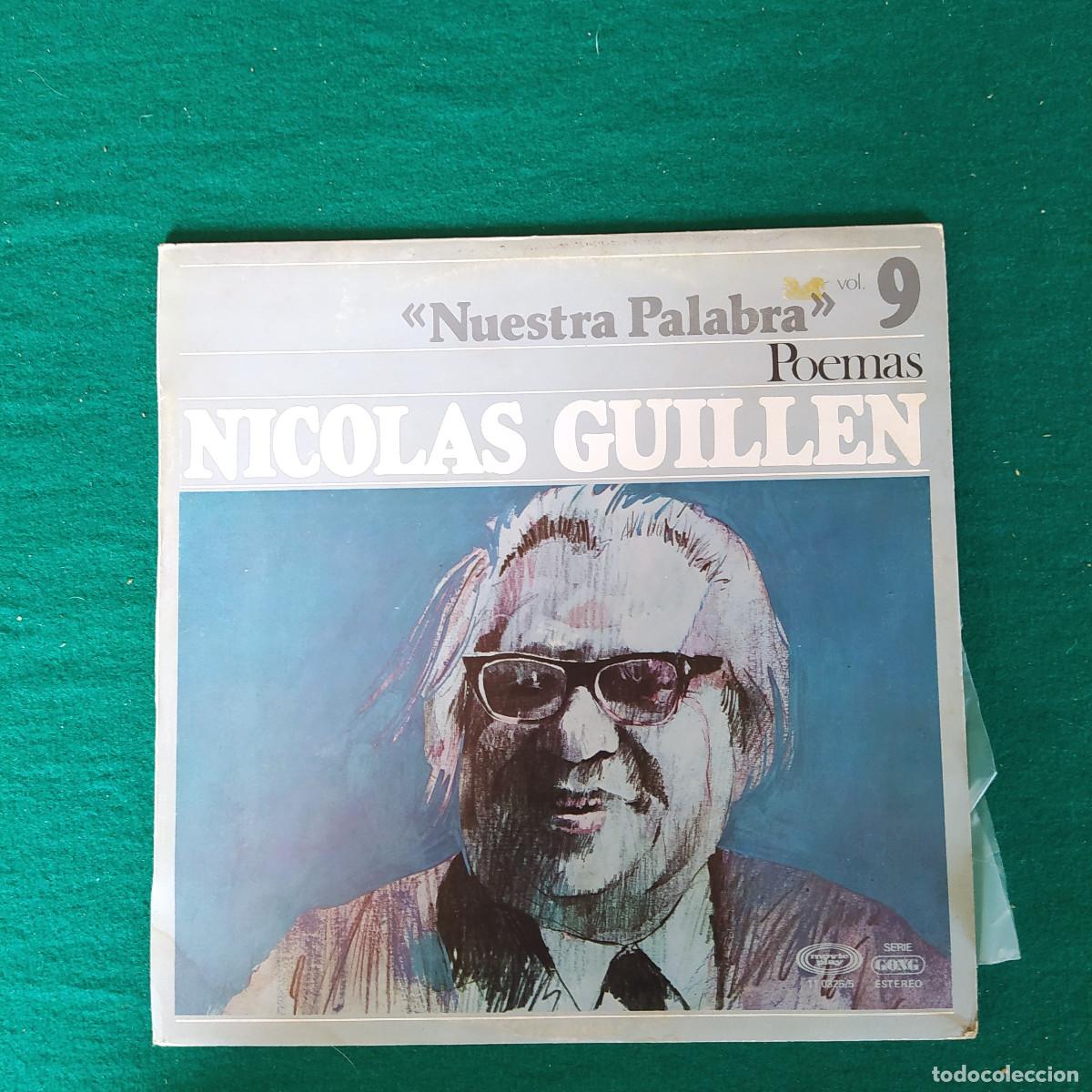 Discos de vinilo: Nicol&aacute;s Guill&eacute;n &ndash; Poemas - Foto 1
