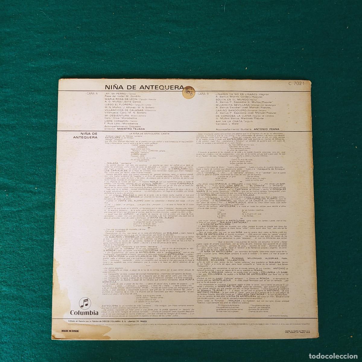 Discos de vinilo: Ni&ntilde;a De Antequera &ndash; Ni&ntilde;a De Antequera - Foto 2