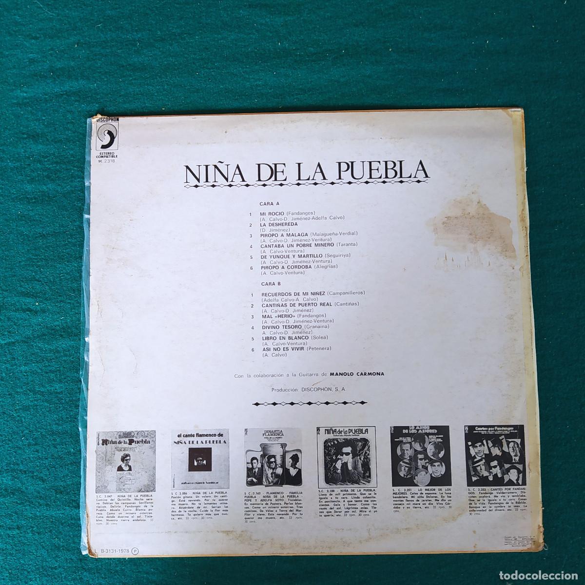 Discos de vinilo: Ni&ntilde;a De La Puebla 2318 - Foto 2