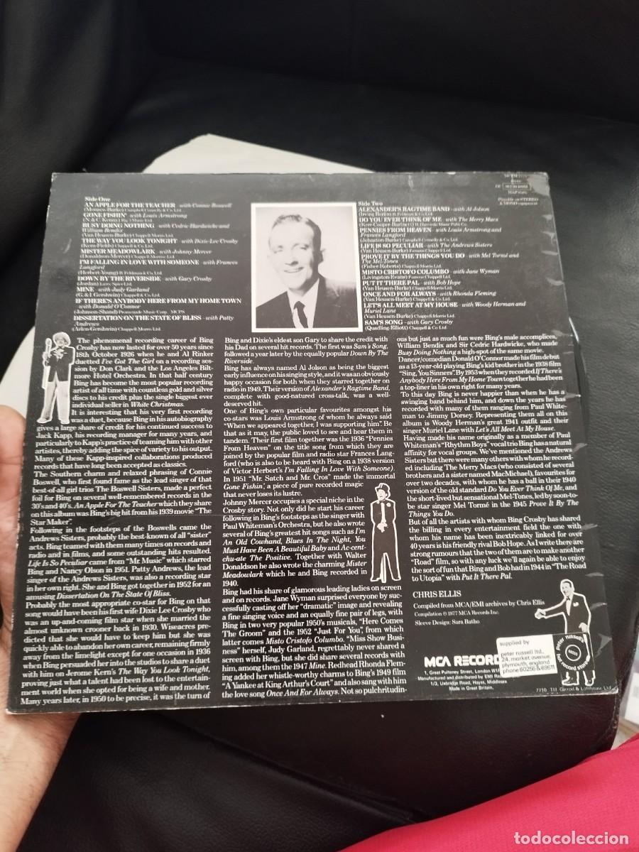Discos de vinilo: Bing Crosby &ndash; Bing & Co. vinilo Lp. - Foto 4