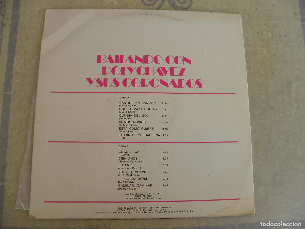 Discos de vinilo: POLY CHAVEZ Y SUS CORONADOS -LP 1975 - Foto 2