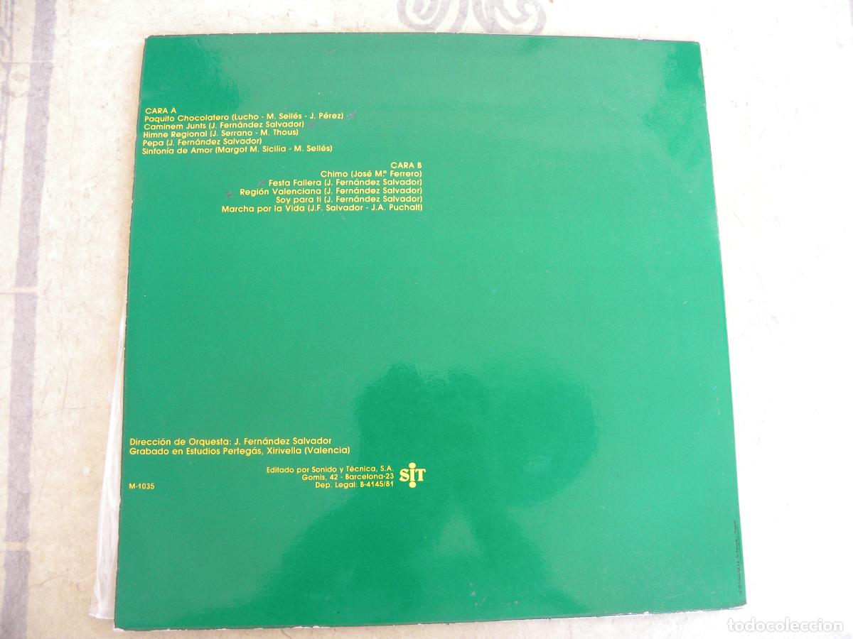 Discos de vinilo: LUCHO CON SU GRAN ORQUESTA -LP 1981 - Foto 2