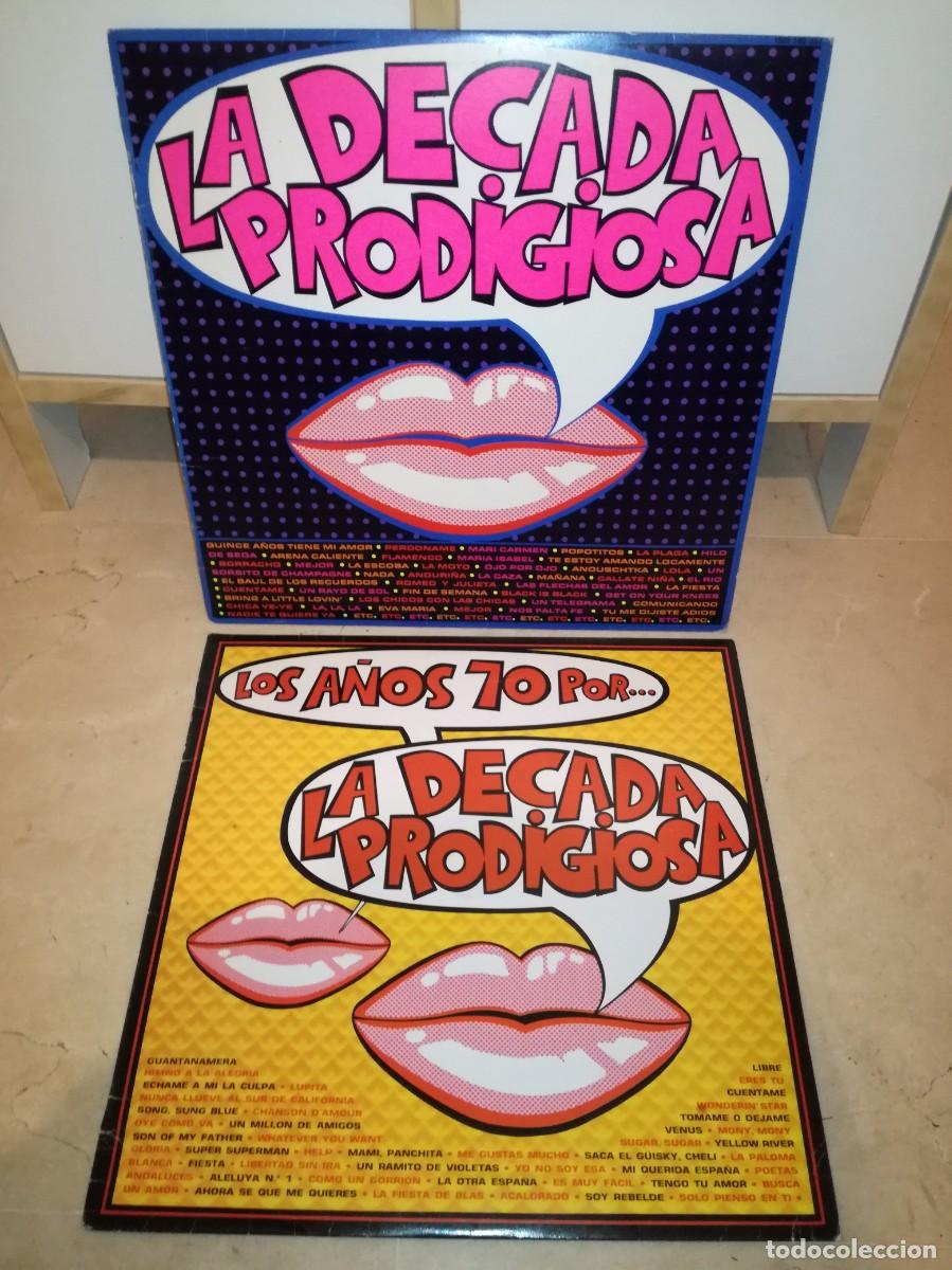 Discos de vinilo: LOTE DE 2 LPs DE LA DECADA PRODIGIOSA - Foto 1