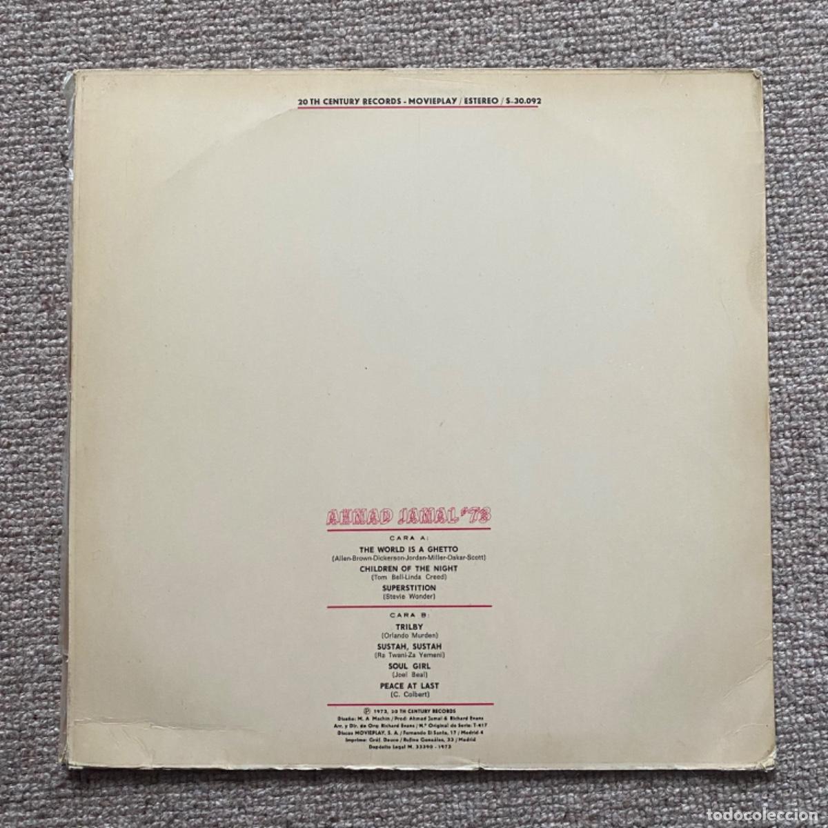 Discos de vinilo: AHMAD JAMAL 73&hellip;&hellip;&hellip;&hellip;&hellip;. - Foto 2
