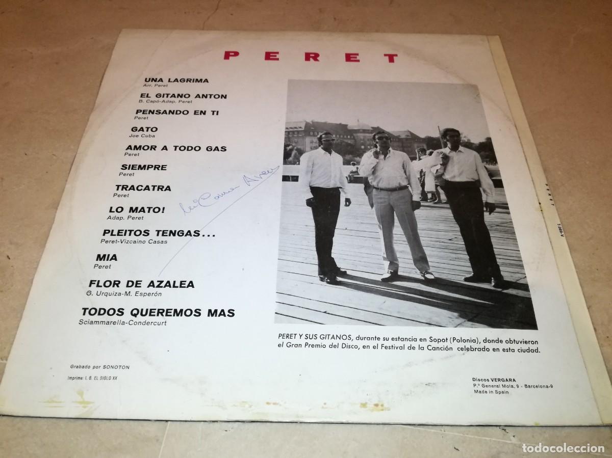 Discos de vinilo: PERET-ORIGINAL 1968-VERGARA - Foto 2