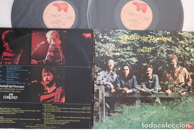 Discos de vinilo: ERIC CLAPTON, DEREK AND THE DOMINOS IN CONCERT 1970 - 2LPs/ RARE EDIT ORIG USA, EXC
