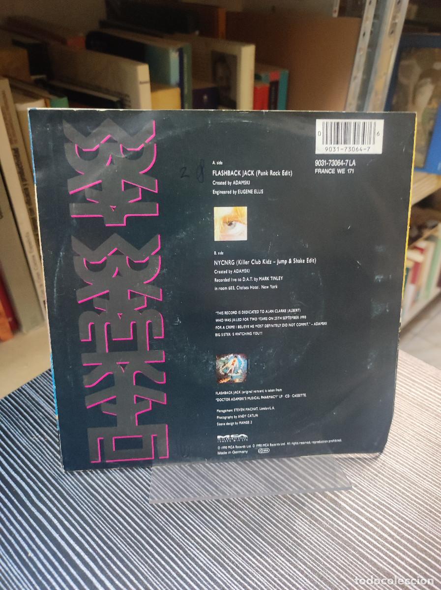 Discos de vinilo: Adamski &ndash; Flashback Jack - Foto 2