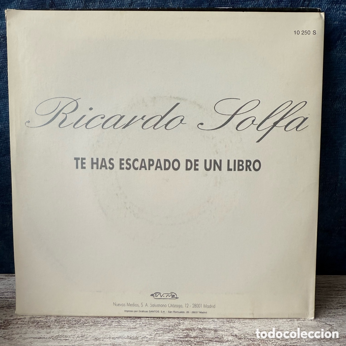 Discos de vinilo: Ricardo Solfa - Carta A La Novia (7&rdquo;, Single) - Foto 2