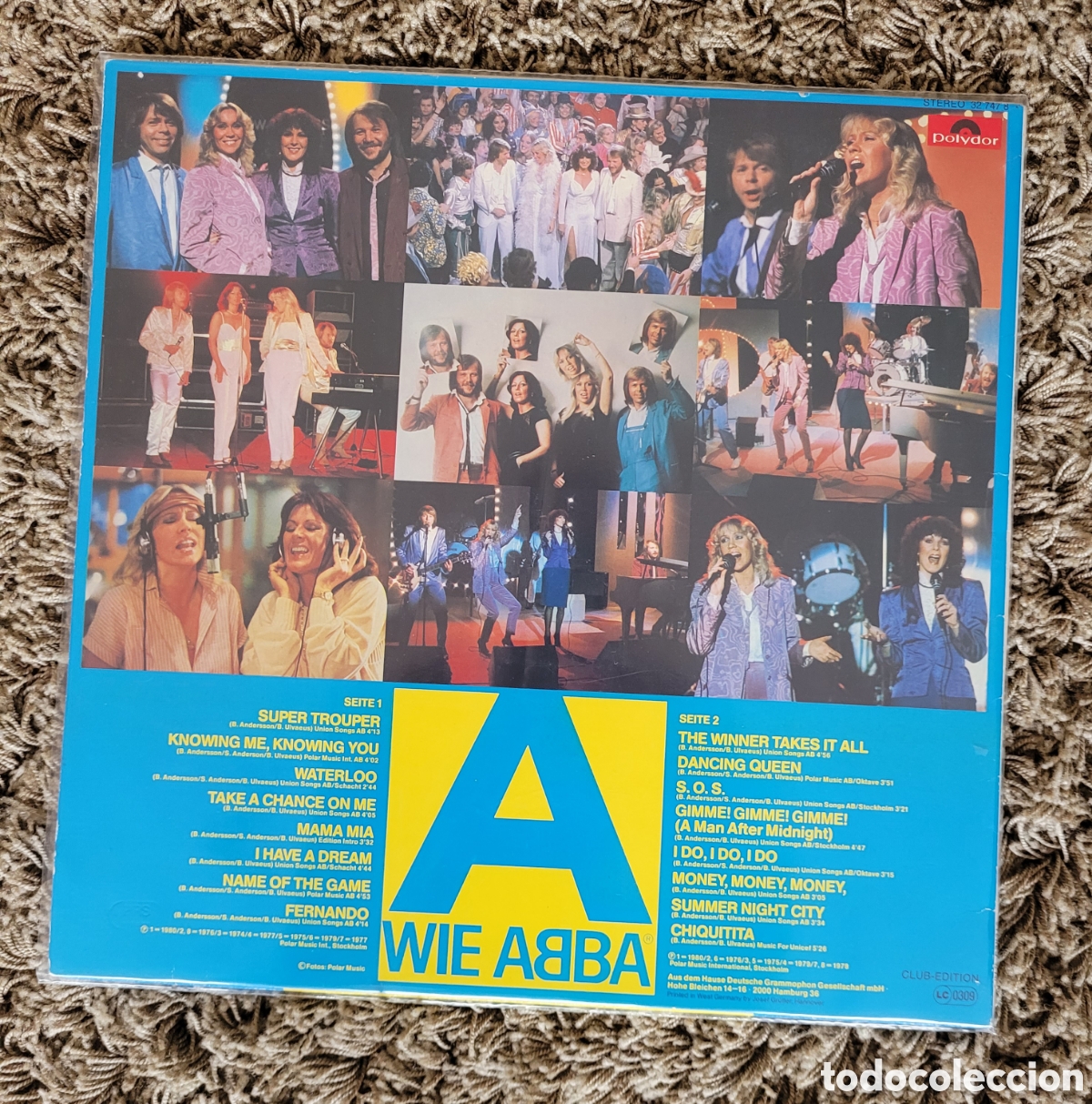 Discos de vinilo: LP ABBA A Wie ABBA - Grandes &Eacute;xitos - Foto 2