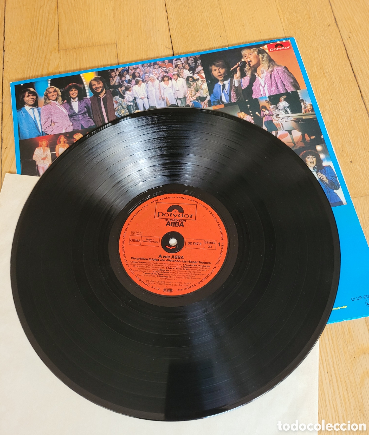 Discos de vinilo: LP ABBA A Wie ABBA - Grandes &Eacute;xitos - Foto 3
