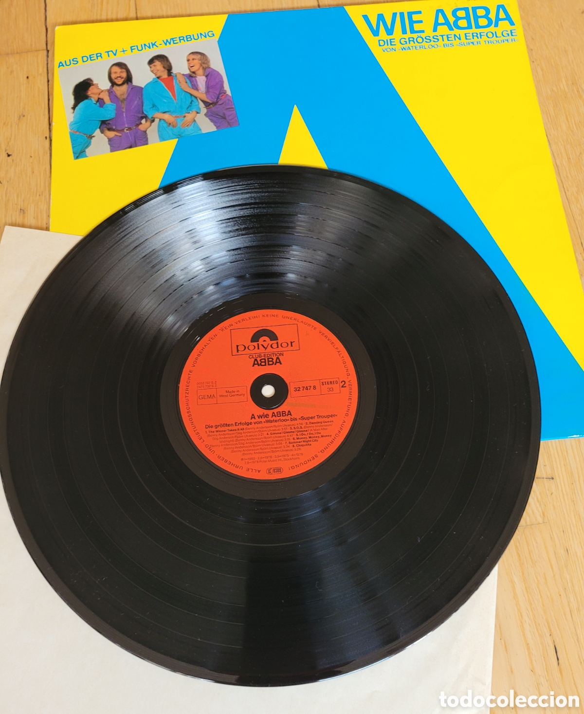 Discos de vinilo: LP ABBA A Wie ABBA - Grandes &Eacute;xitos - Foto 4