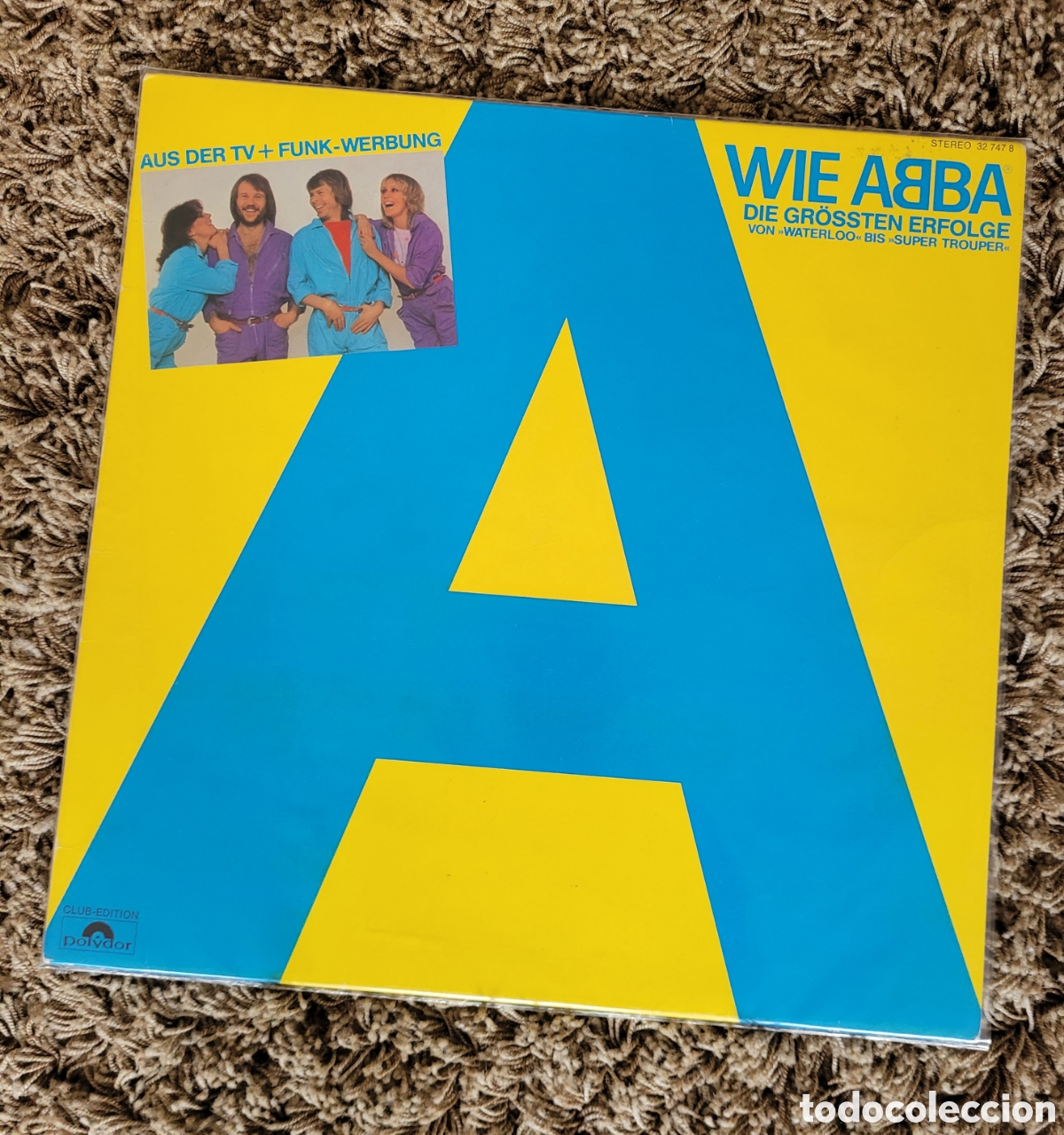 Discos de vinilo: LP ABBA A Wie ABBA - Grandes &Eacute;xitos - Foto 1