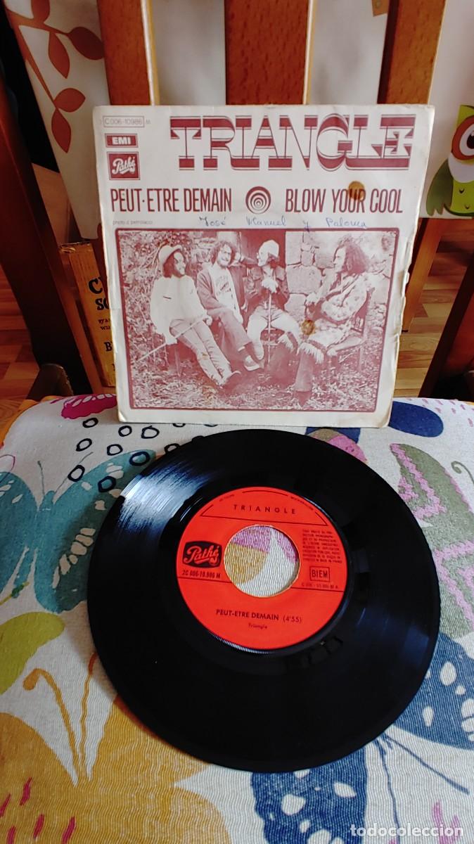 Discos de vinilo: TRIANGLE-SINGLE PEUT ETRE DEMAIN - Foto 1