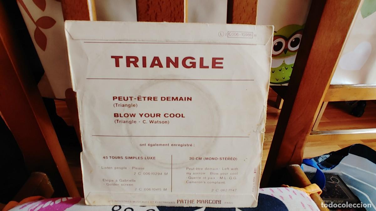 Discos de vinilo: TRIANGLE-SINGLE PEUT ETRE DEMAIN - Foto 2