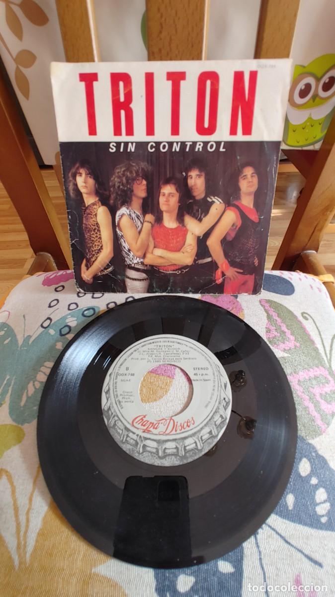 Discos de vinilo: TRITON-SINGLE SIN CONTROL - Foto 1