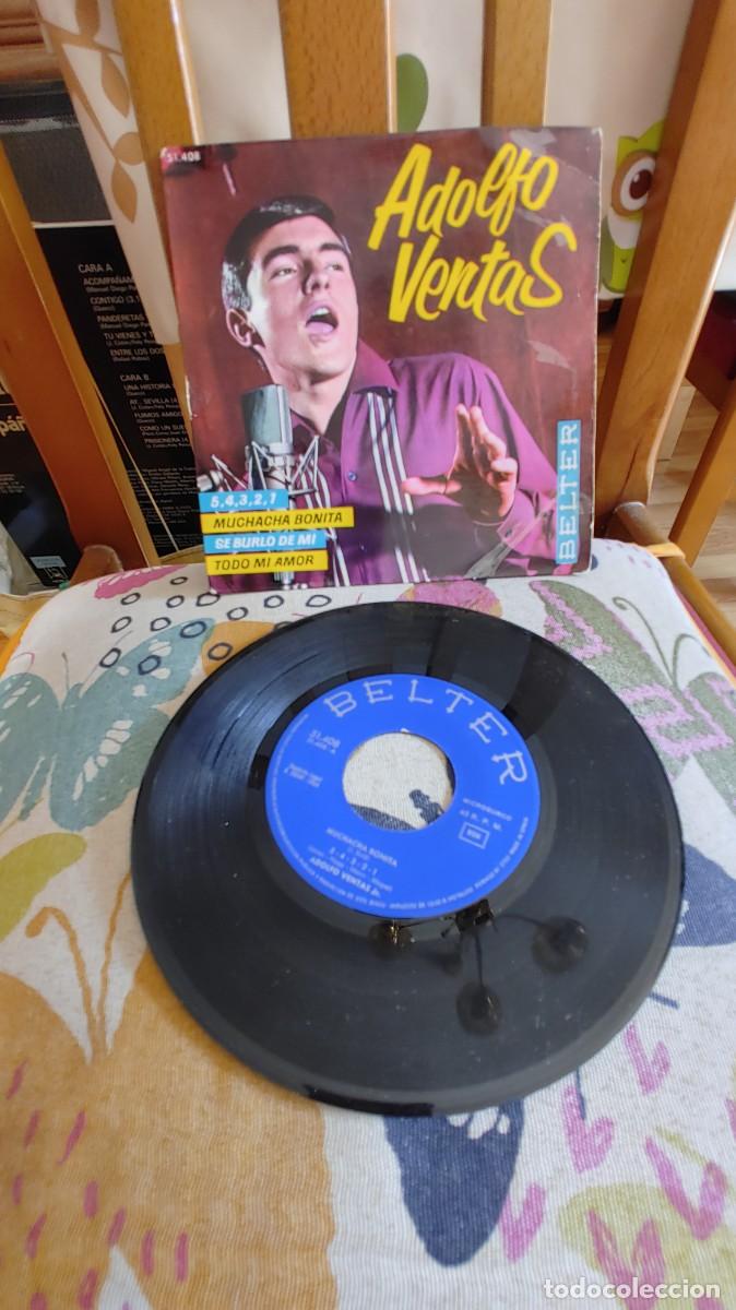 Discos de vinilo: ADOLFO VENTAS-EP MUCHACHA BONITA +3 - Foto 1