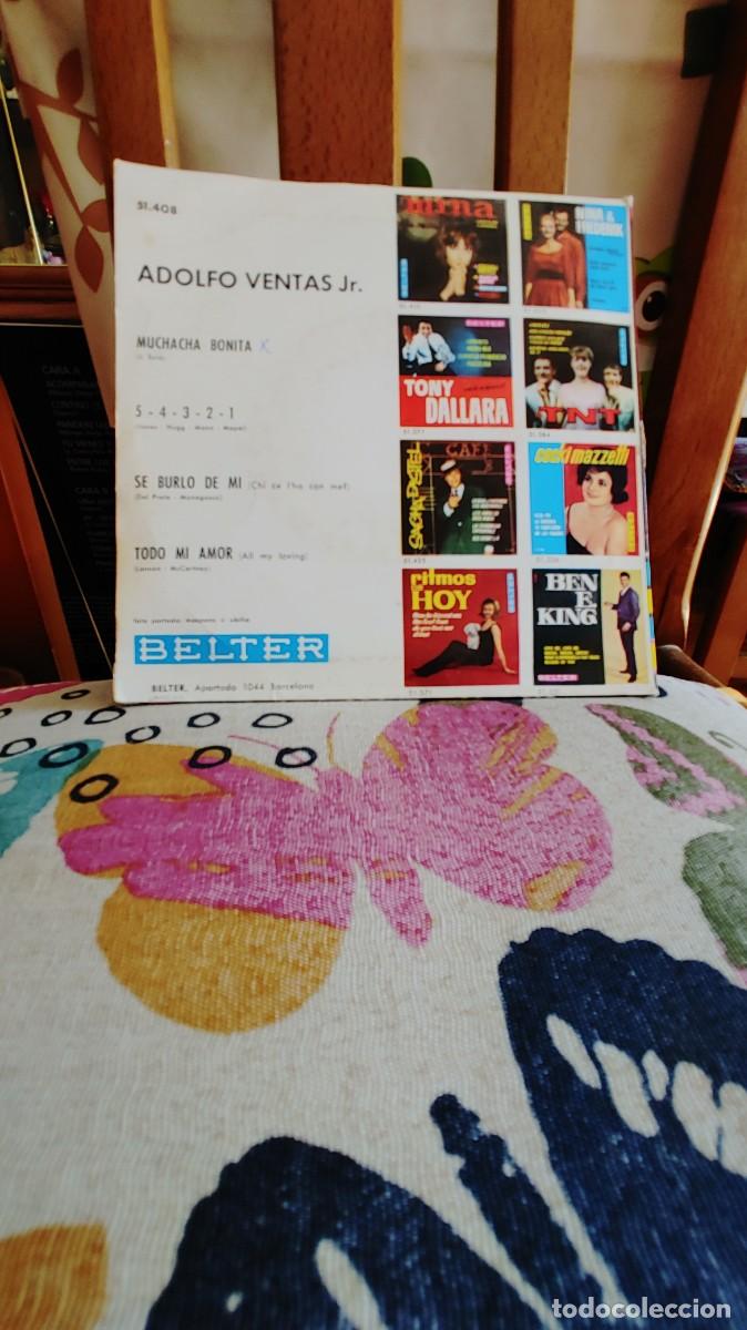 Discos de vinilo: ADOLFO VENTAS-EP MUCHACHA BONITA +3 - Foto 2