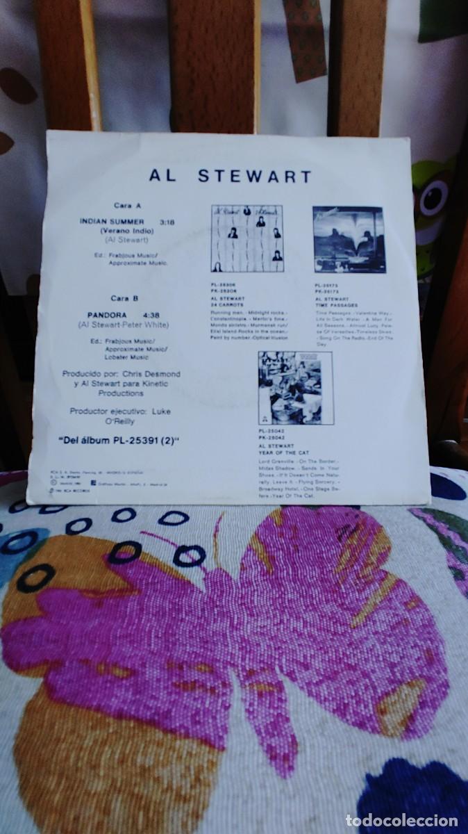 Discos de vinilo: AL STEWART-SINGLE INDIAN SUMMER - Foto 2