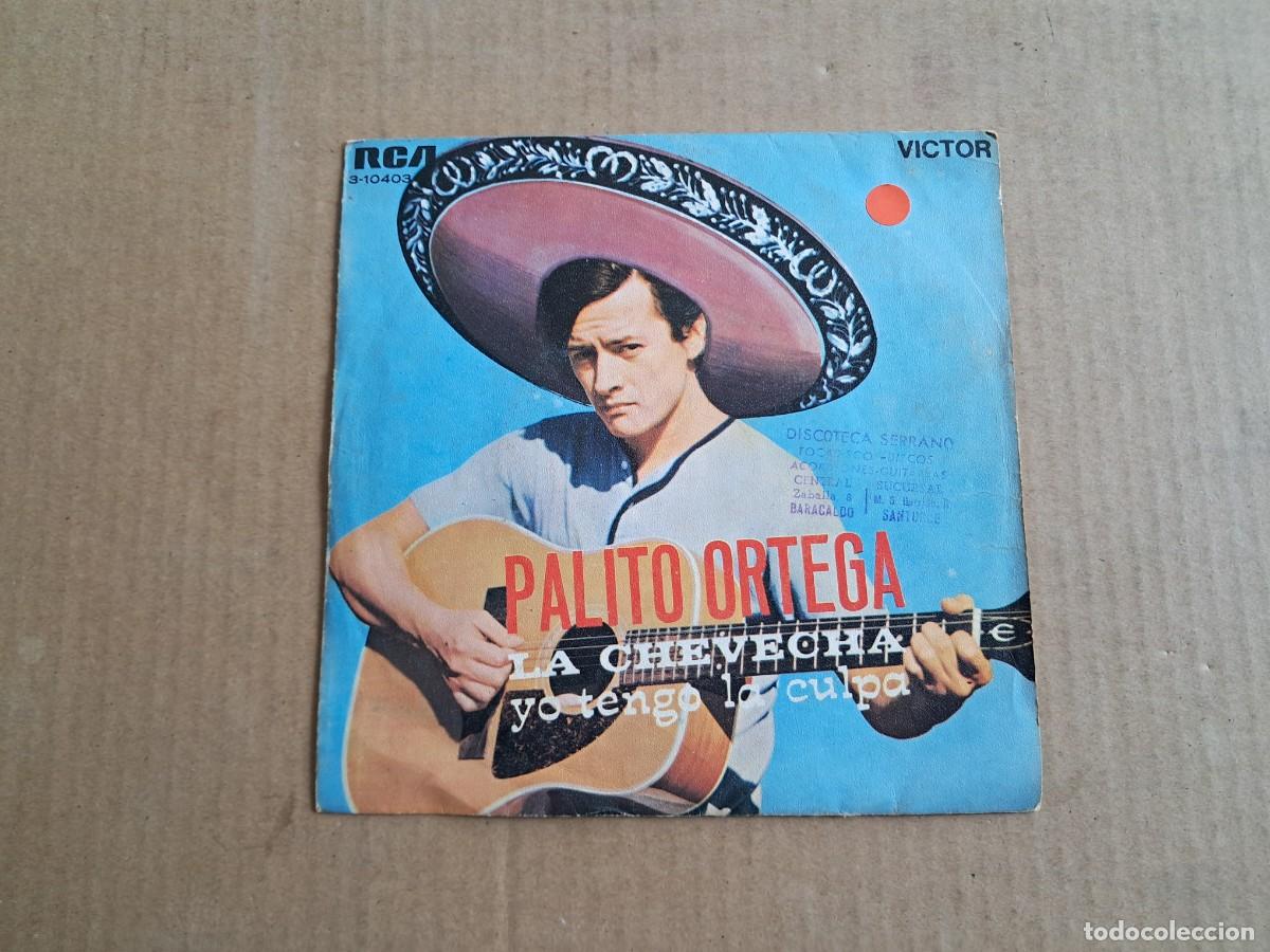 Discos de vinilo: PALITO ORTEGA - LA CHEVECHA SINGLE 1969 - Foto 1