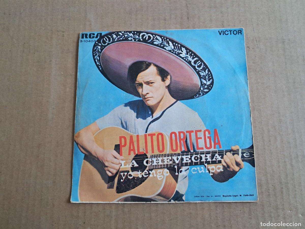 Discos de vinilo: PALITO ORTEGA - LA CHEVECHA SINGLE 1969 - Foto 3