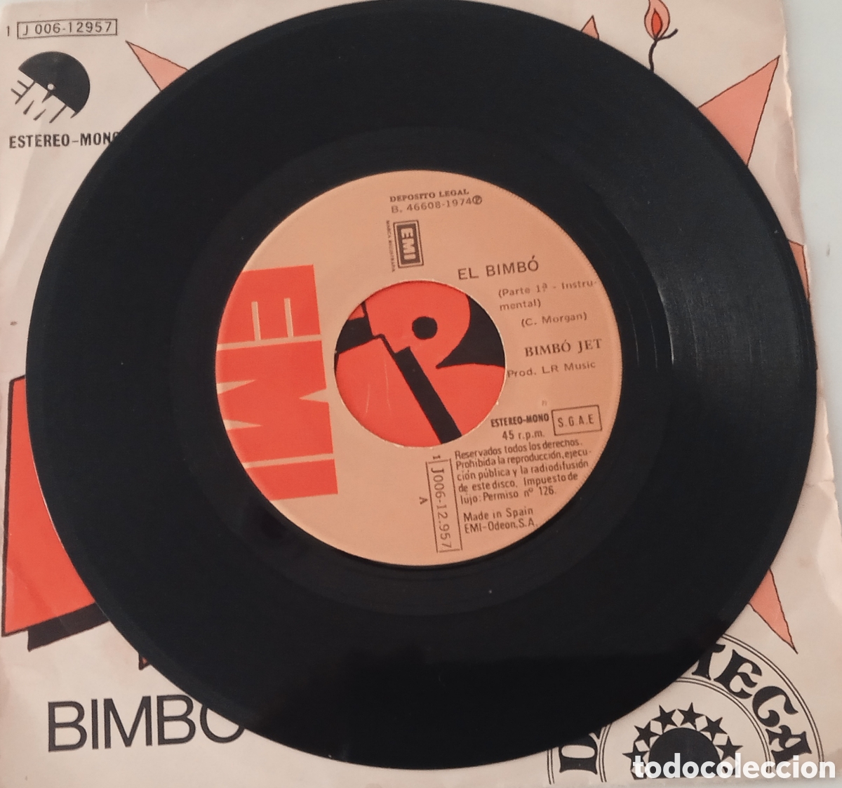 Discos de vinilo: BIMBO JET - El Bimb&oacute; (1974) single - Foto 5