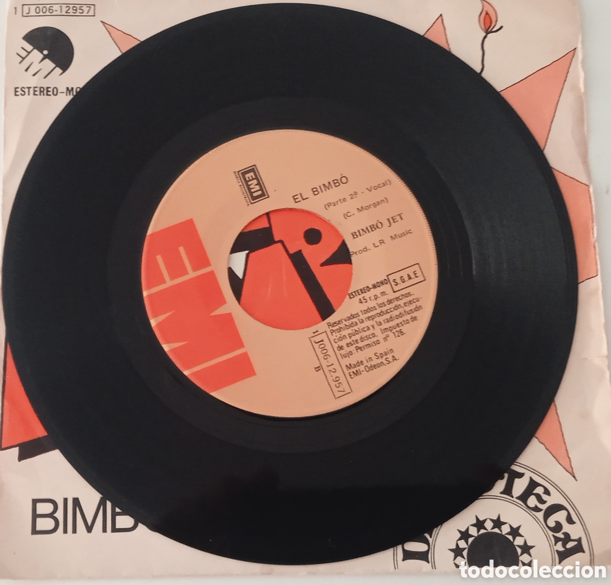 Discos de vinilo: BIMBO JET - El Bimb&oacute; (1974) single - Foto 6