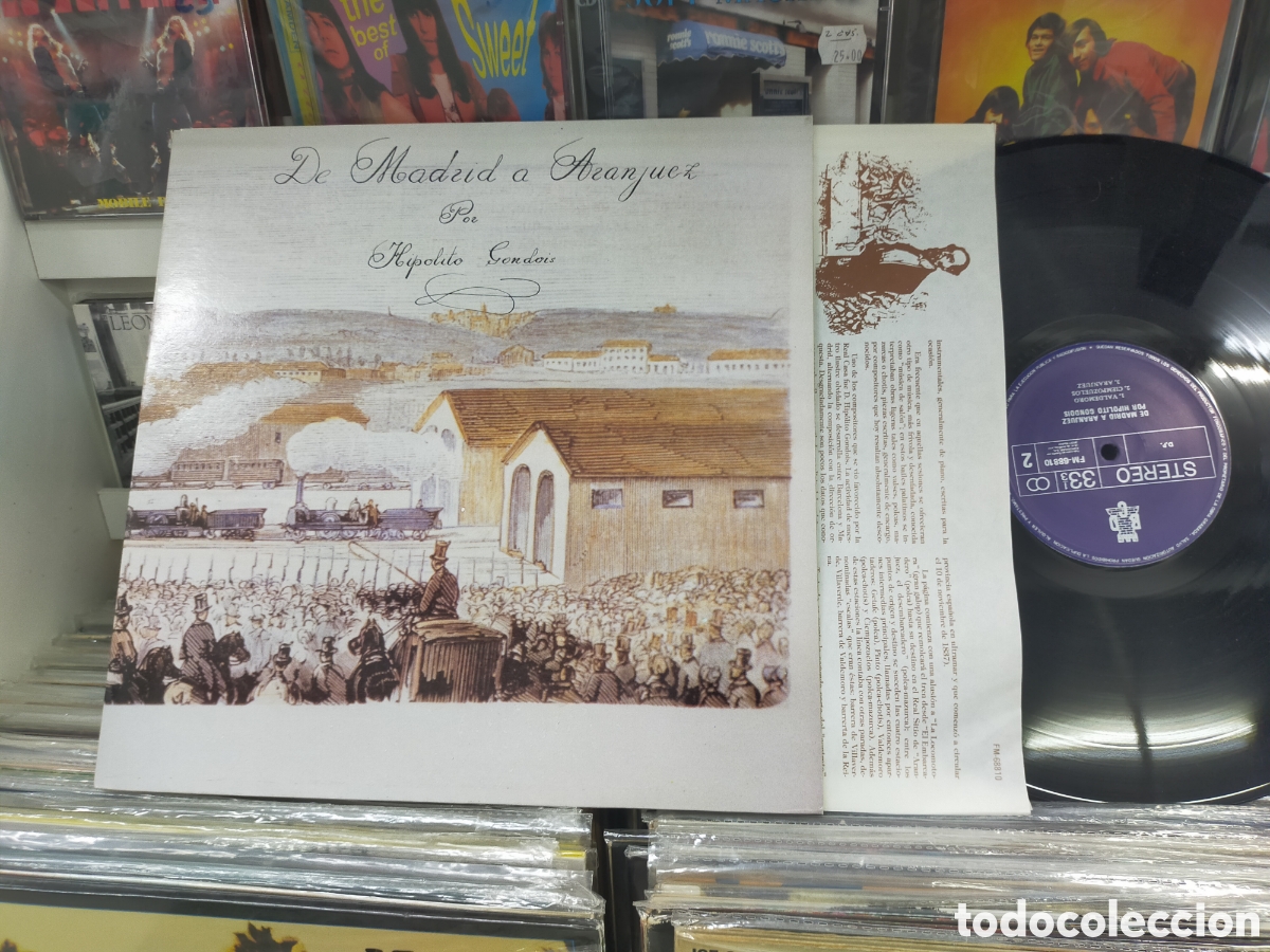 Disques de vinyle: Hip&oacute;lito gondois LP de Madrid a Aranjuez 1989 carpeta doble