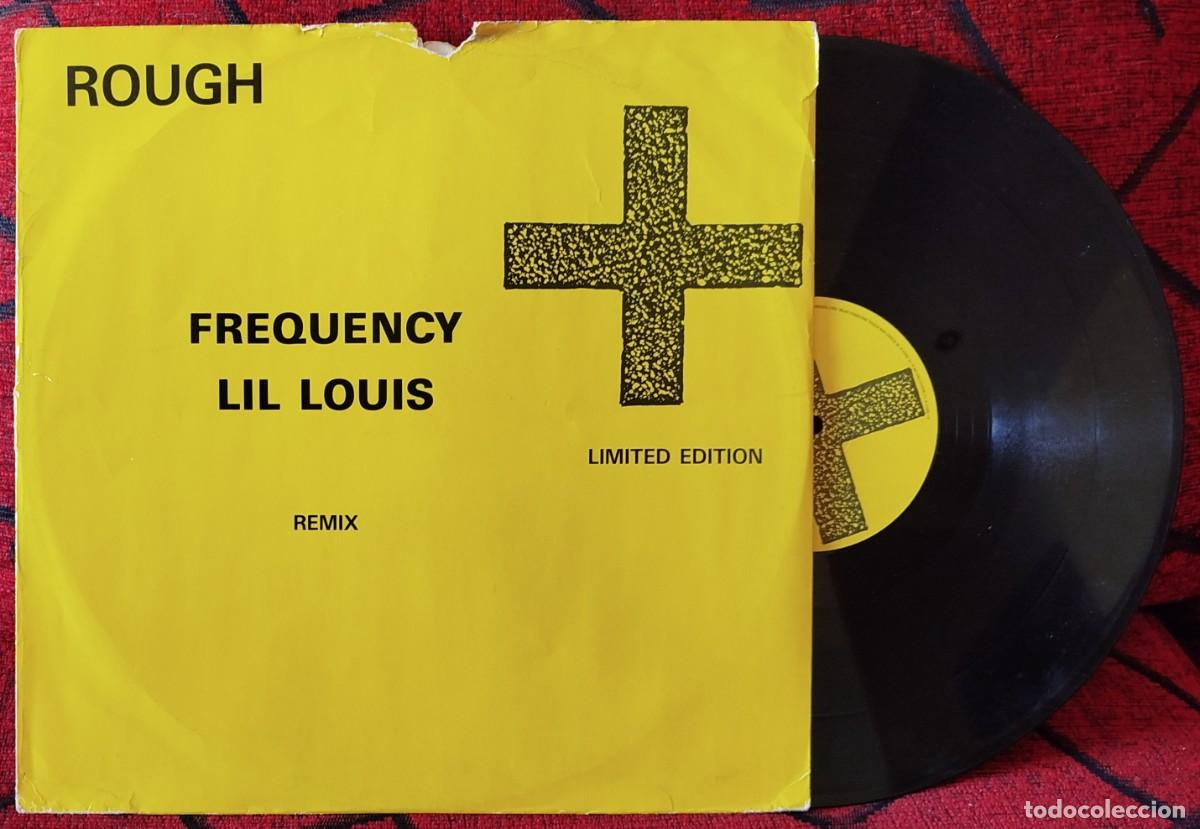 Discos de vinilo: LIL LOUIS ** Frequency (Remix) ** MAXI SINGLE VINILO 1989 UK - Foto 1