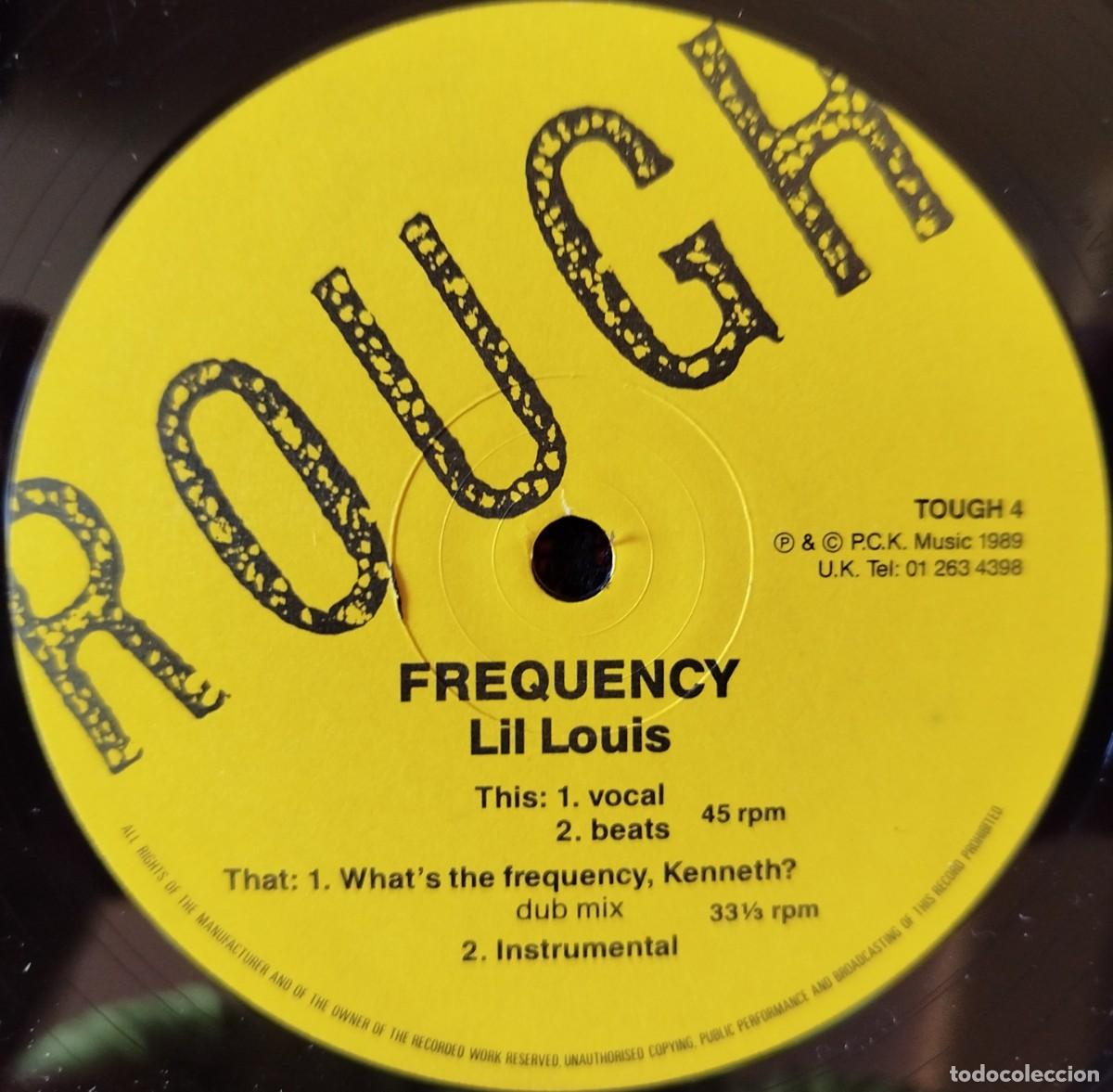 Discos de vinilo: LIL LOUIS ** Frequency (Remix) ** MAXI SINGLE VINILO 1989 UK - Foto 4