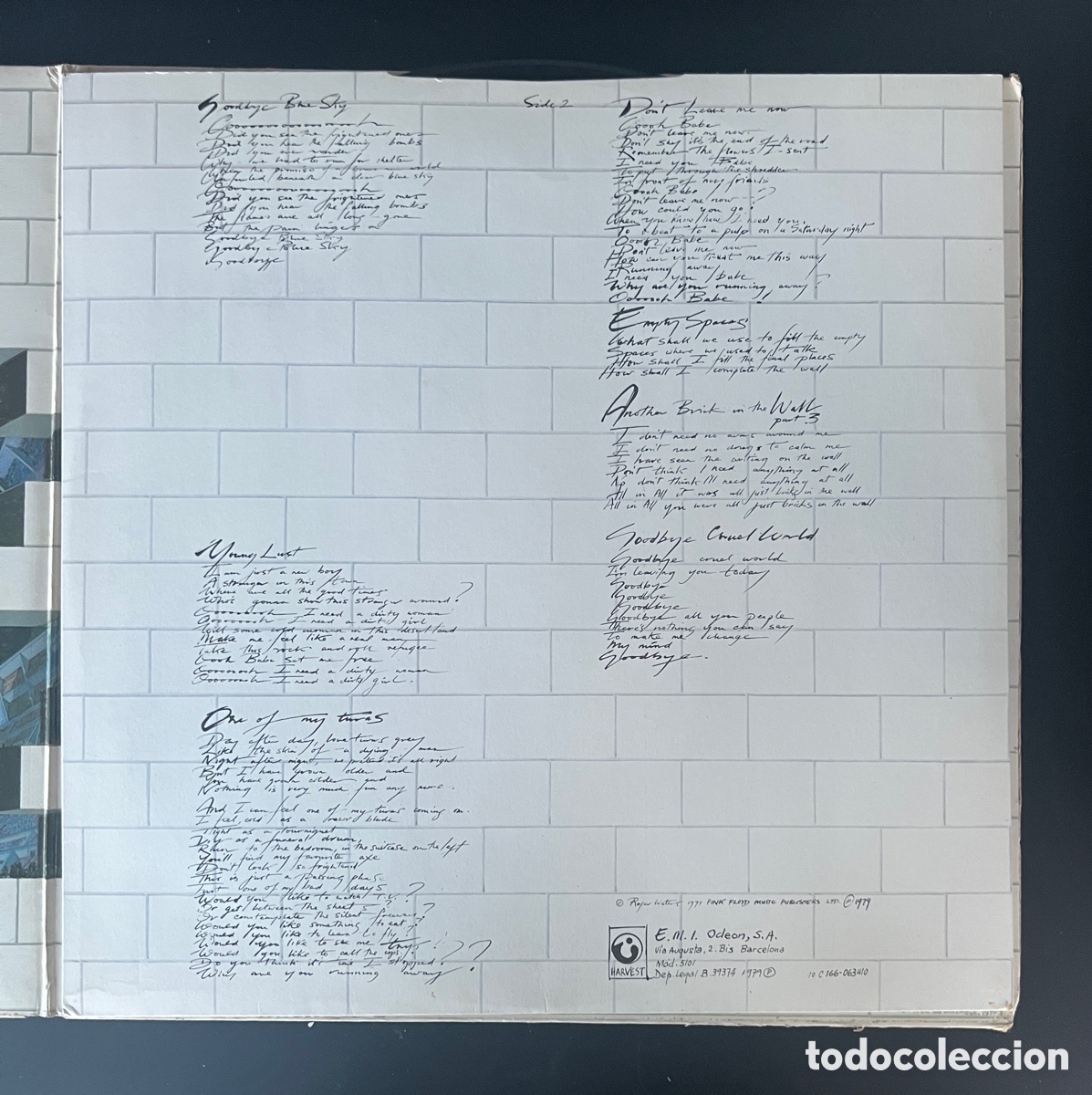 Discos de vinilo: Pink Floyd &ndash; The Wall Doble - Foto 4