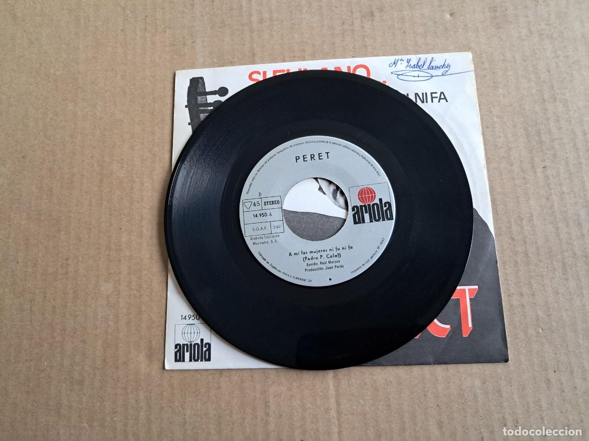 Discos de vinilo: PERET - SI FULANO SINGLE 1971 - Foto 2