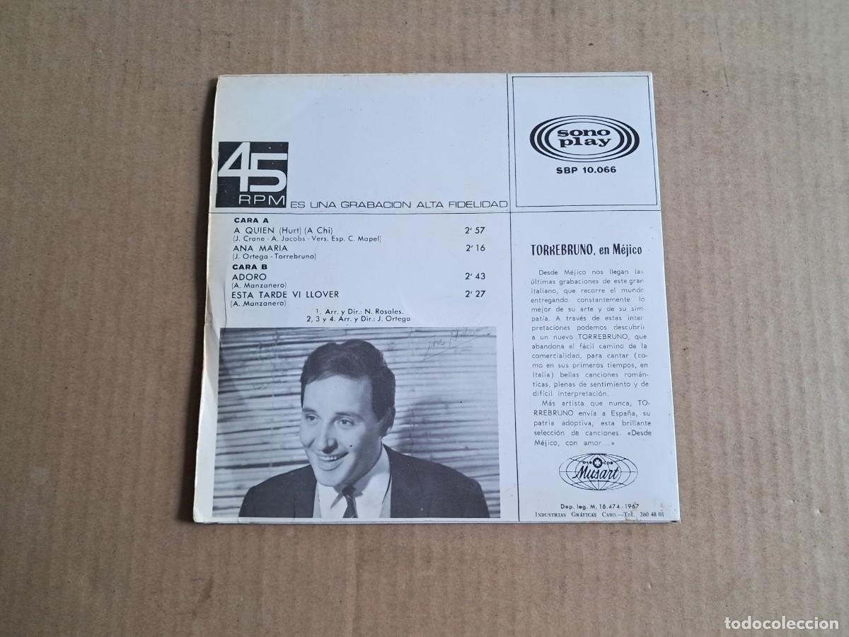 Discos de vinilo: TORREBRUNO - A QUIEN EP 4 TEMAS 1967 - Foto 3