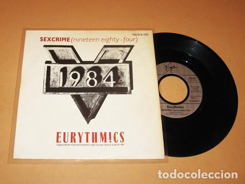 Discos de vinilo: EURYTHMICS - SEXCRIME (NINETEEN EIGHTY FOUR) - SINGLE - 1984