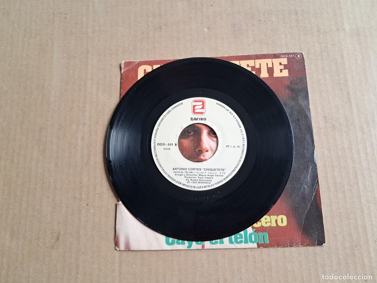 Discos de vinilo: CHIQUETETE - CORAZON DE ACERO SINGLE 1982 - Foto 2