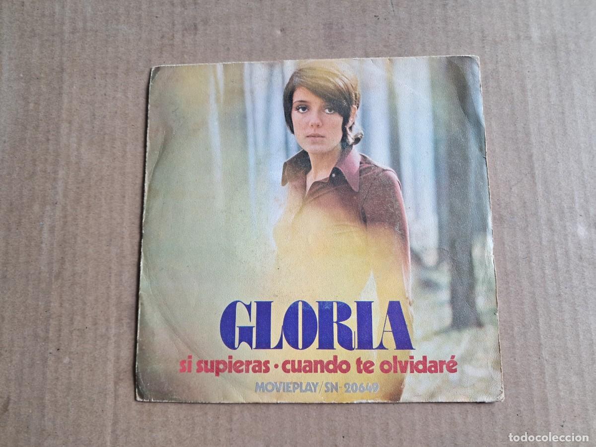 Discos de vinilo: GLORIA - SI SUPIERAS SINGLE 1970 - Foto 1