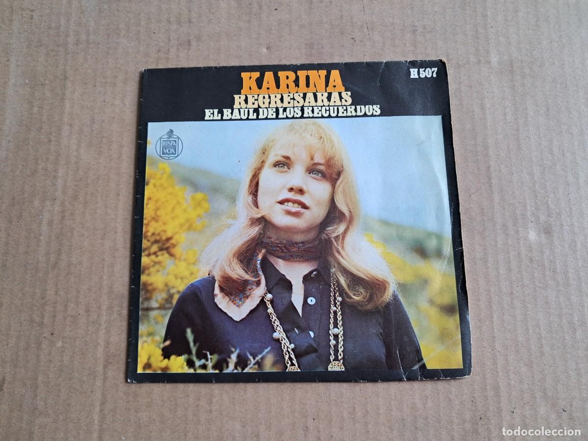 Discos de vinilo: KARINA - REGRESARAS SINGLE 1969 - Foto 1