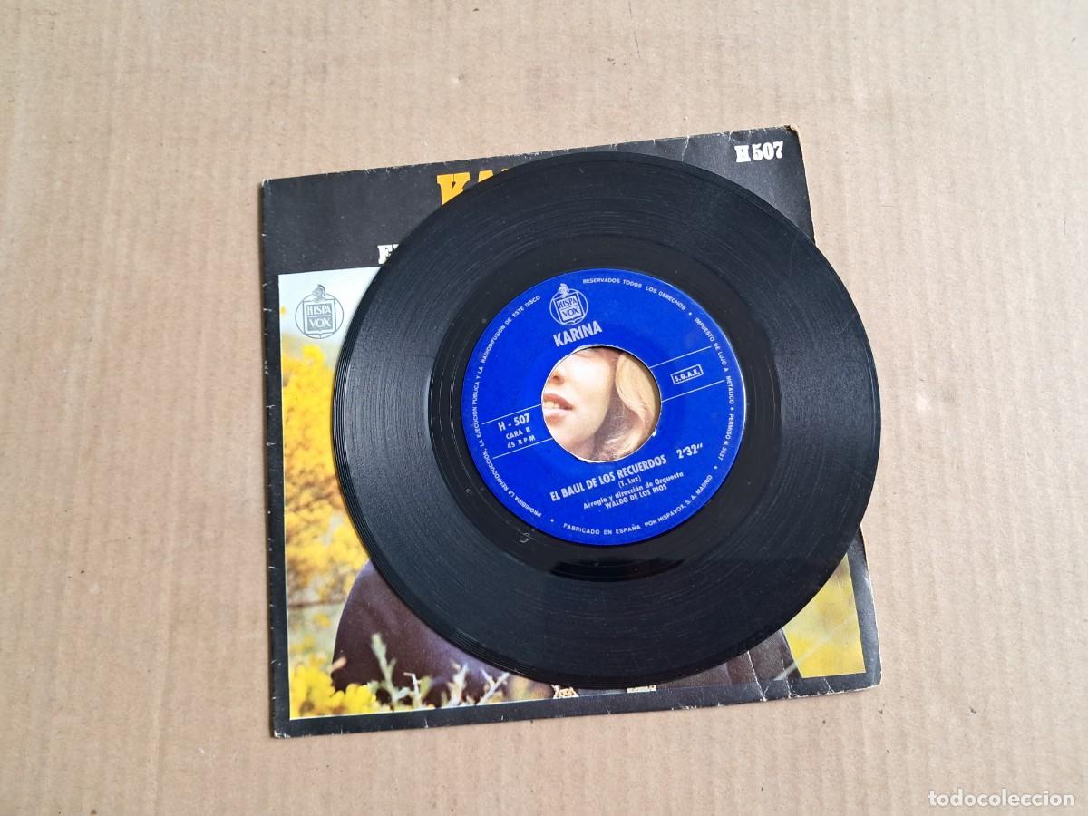 Discos de vinilo: KARINA - REGRESARAS SINGLE 1969 - Foto 2
