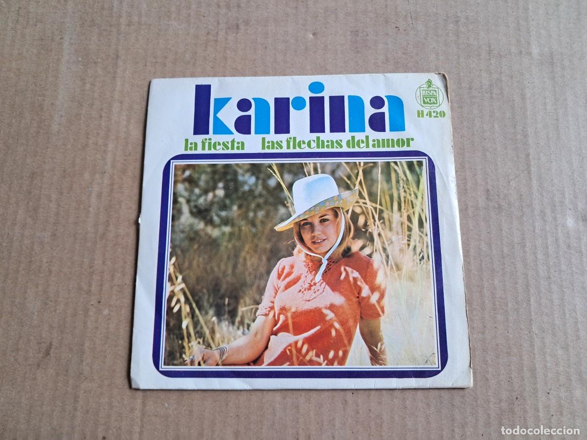 Discos de vinilo: KARINA - LA FIESTA SINGLE 1968 - Foto 1