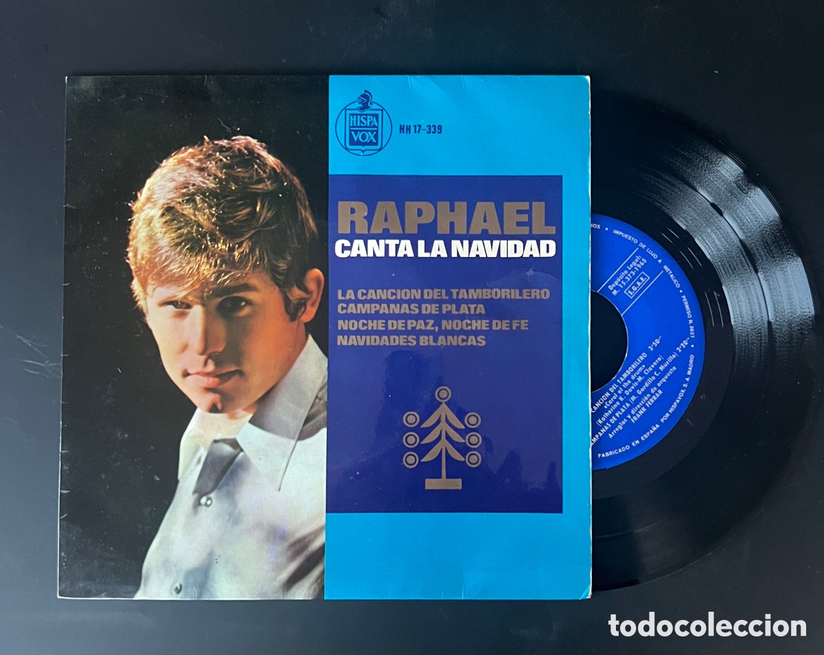 Discos de vinilo: RAPHAEL CANTA LA NAVIDAD - Foto 1