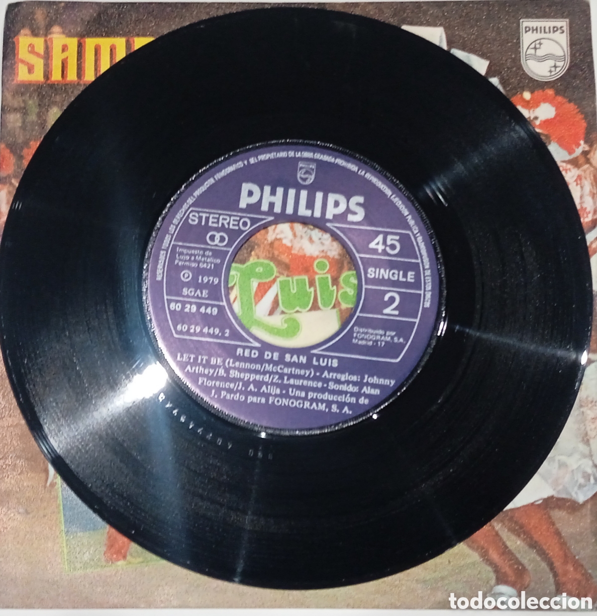 Discos de vinilo: RED DE SAN LUIS - Samba lady (1979) single - Foto 6