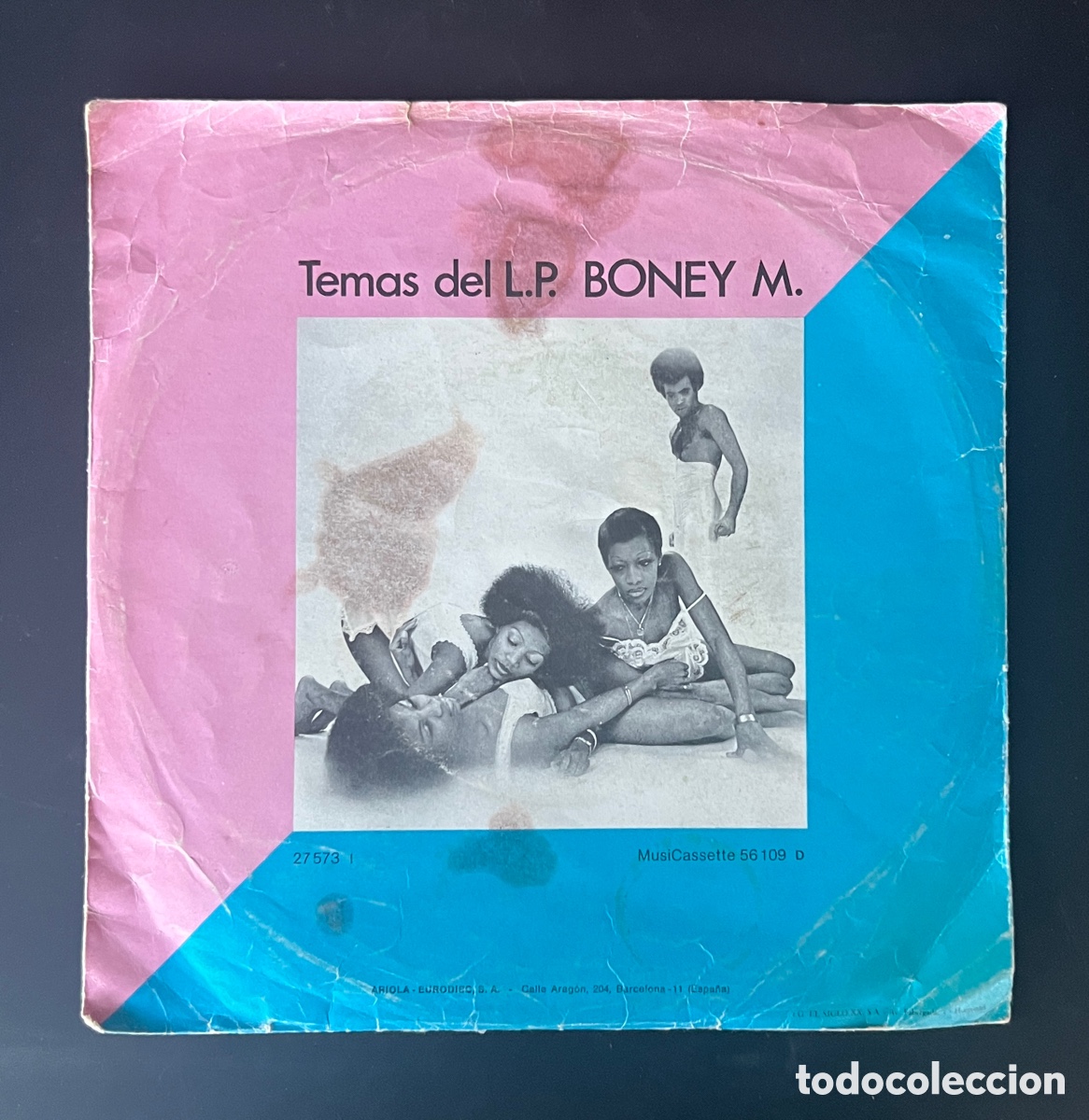 Discos de vinilo: MAGNIFICO SINGLE DE - BONEY M - - Foto 2