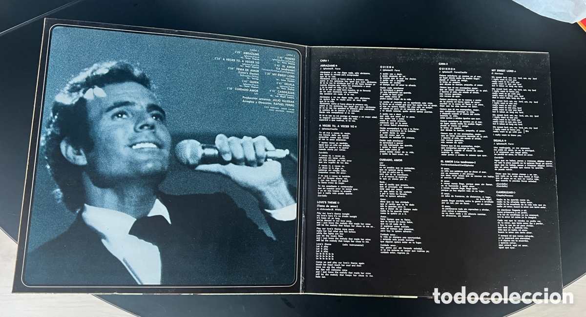Discos de vinilo: JULIO IGLESIAS EL AMOR - Foto 2