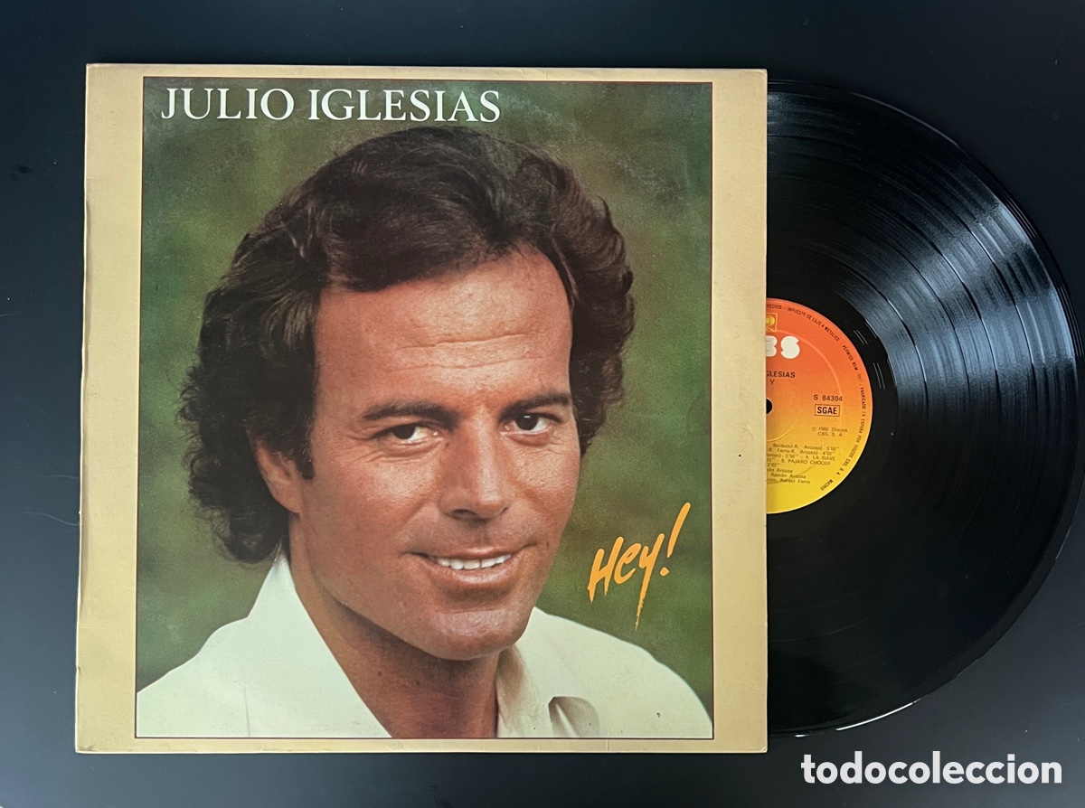 Discos de vinilo: JULIO IGLESIAS HEY LP - Foto 1