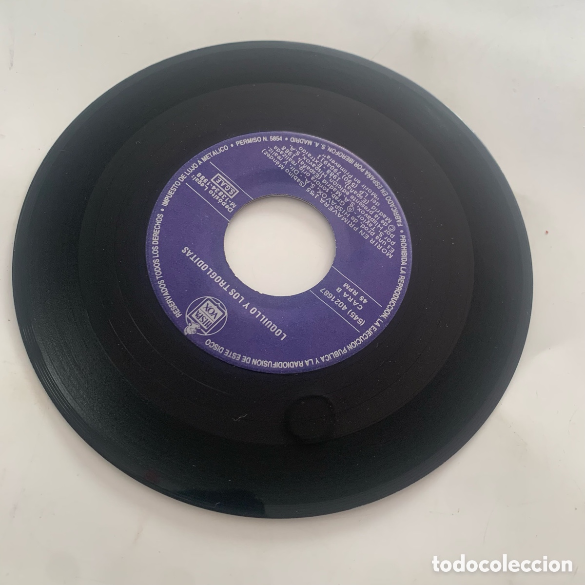 Discos de vinilo: single 7 Loquillo Y Trogloditas &ndash; El Rompeolas de 1988 - Foto 4